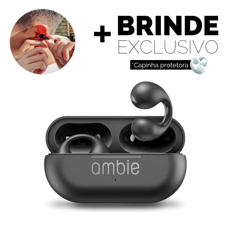 Auscultador de Condução Óssea - Ambie™ (ENVIO EM 48H + BRINDE SOUTZS)